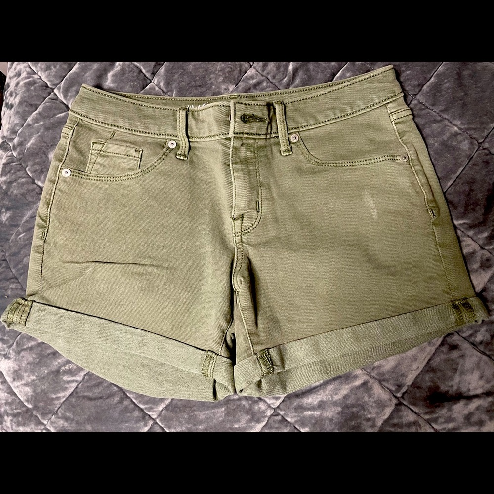 Olive shorts